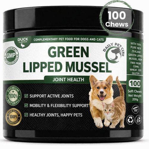 Green lipped mussel for dogs - green,